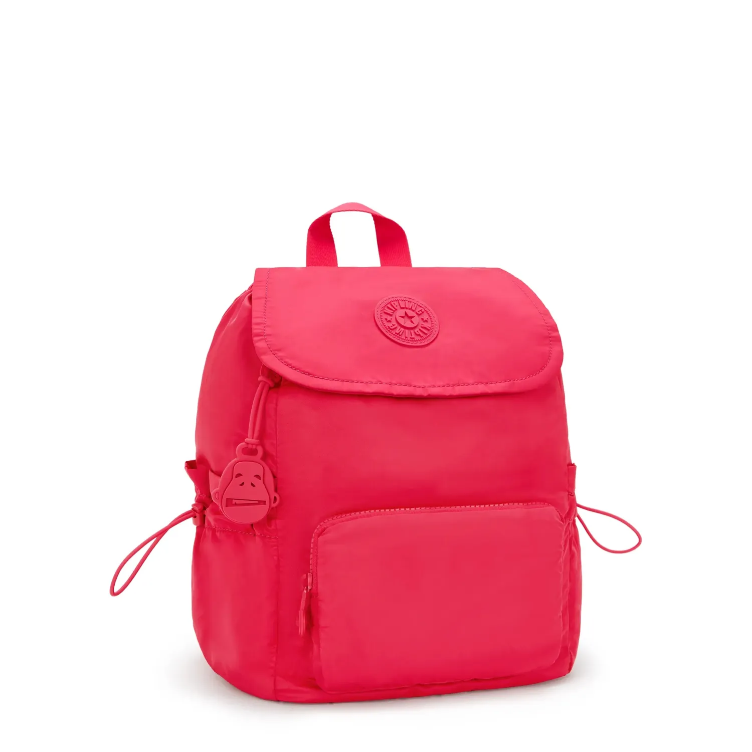 Kipling Joetta rugzak Simply Fuchsia Klein met flessenhouders