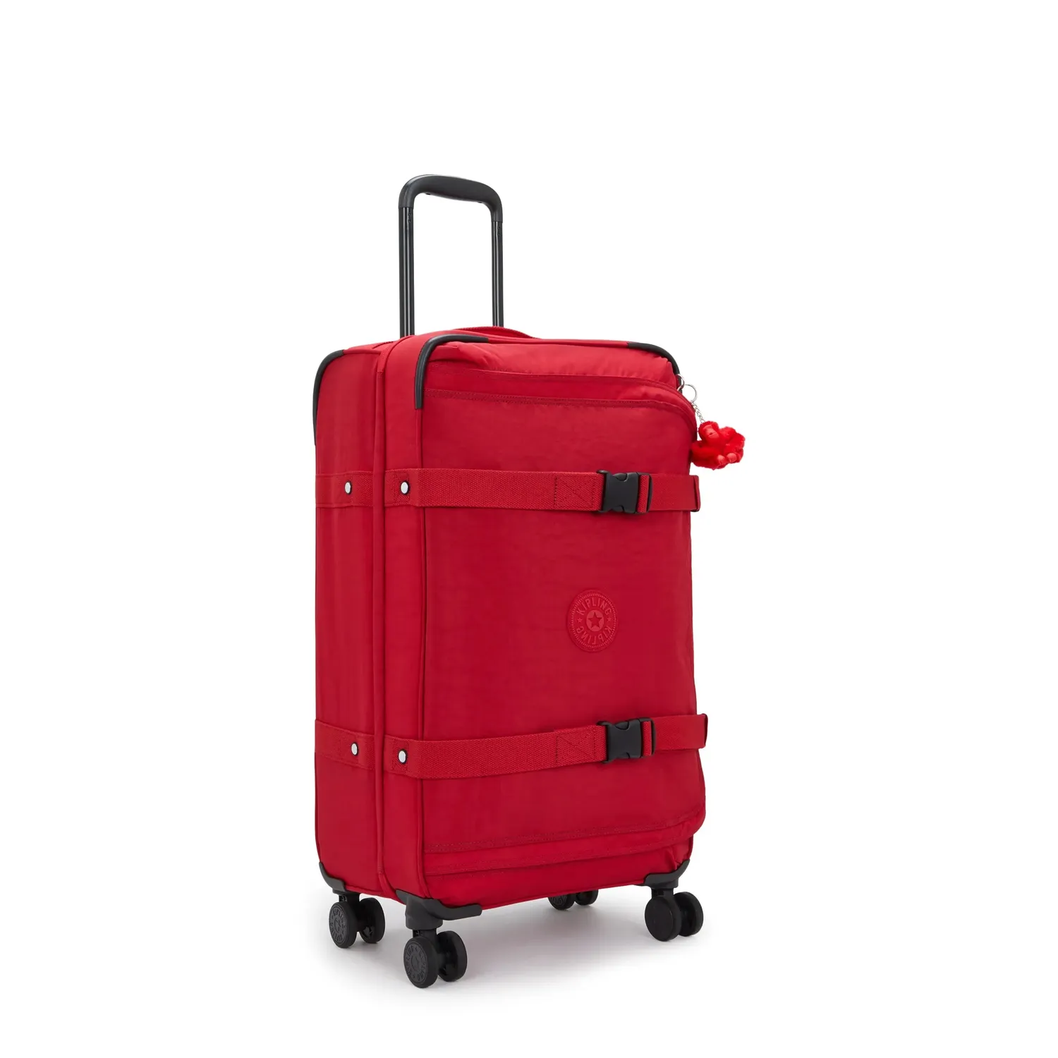Kipling Spontaneous M koffer Medium Ruby Red TSA-slot