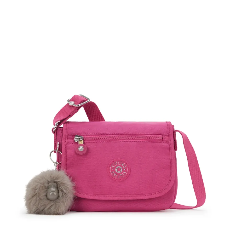 Kipling Sabian U crossbodytas klein escape fuchsia