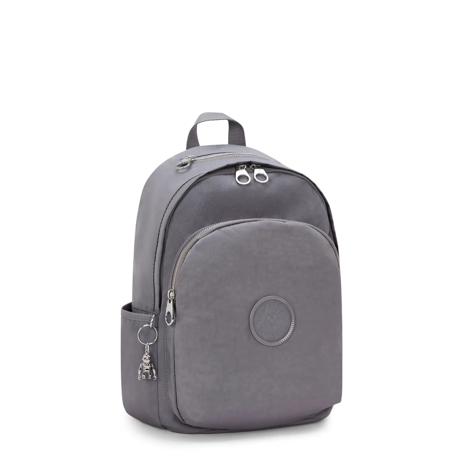 Kipling Delia rugzak Medium Grey Spice met veel vakken