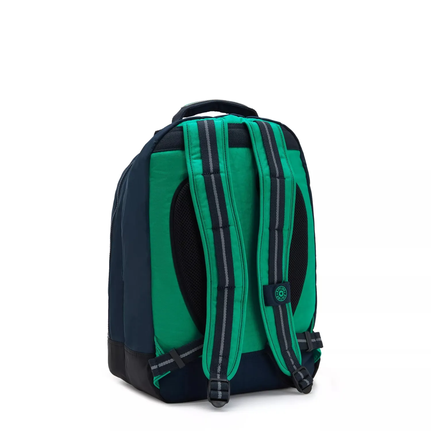 Kipling Class Room rugzak Groot Blue Green Block 15 inch