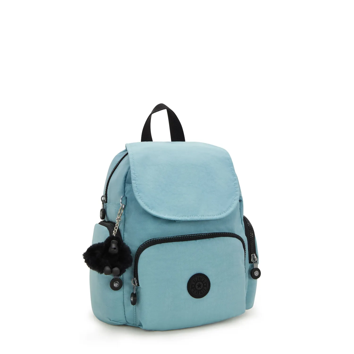 Kipling City Zip Mini rugzak Muted Sage veel vakken