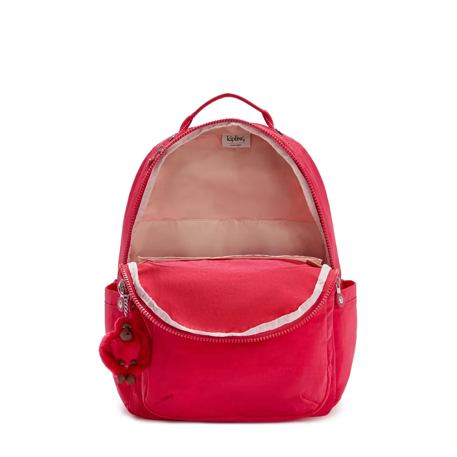 Kipling Seoul rugzak groot True Pink 15 inch laptopvak