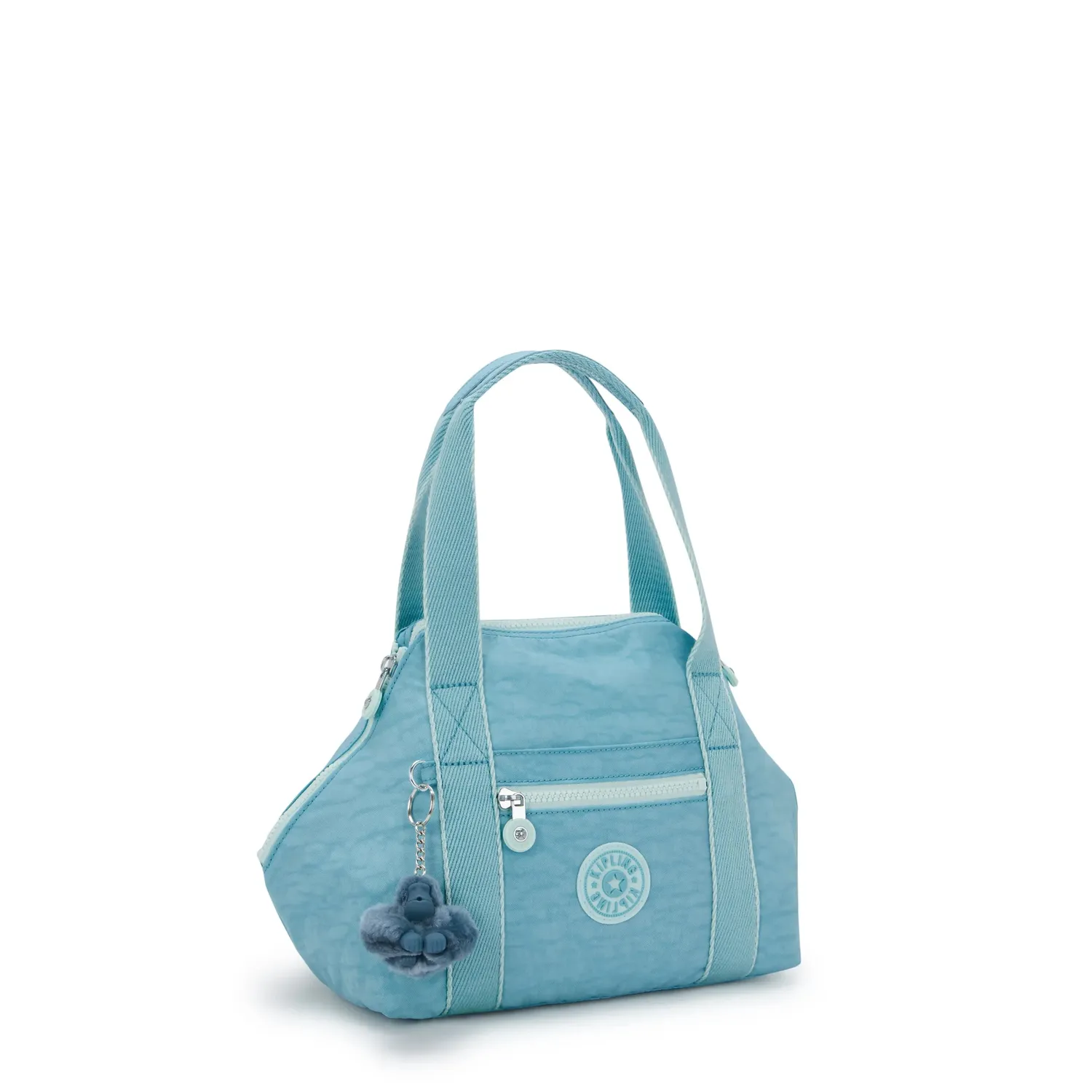 Kipling Art Mini schoudertas Blue Cool klein waterafstotend