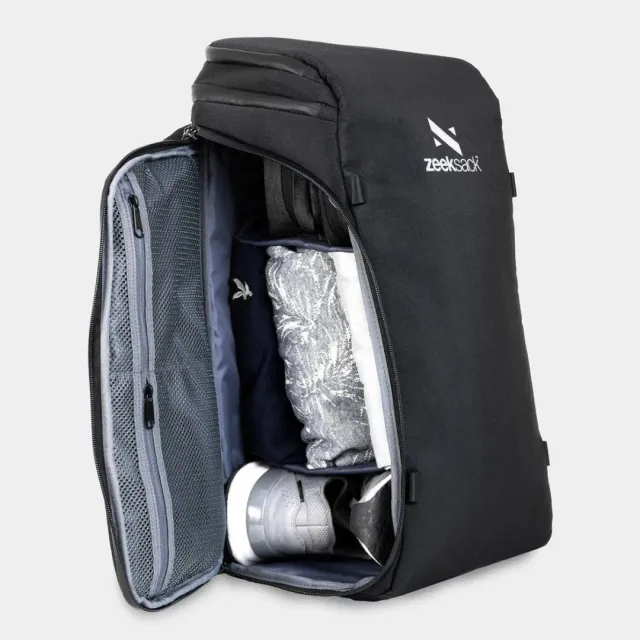 Zeeksack The Organizer 30L rugzak zwart handbagage