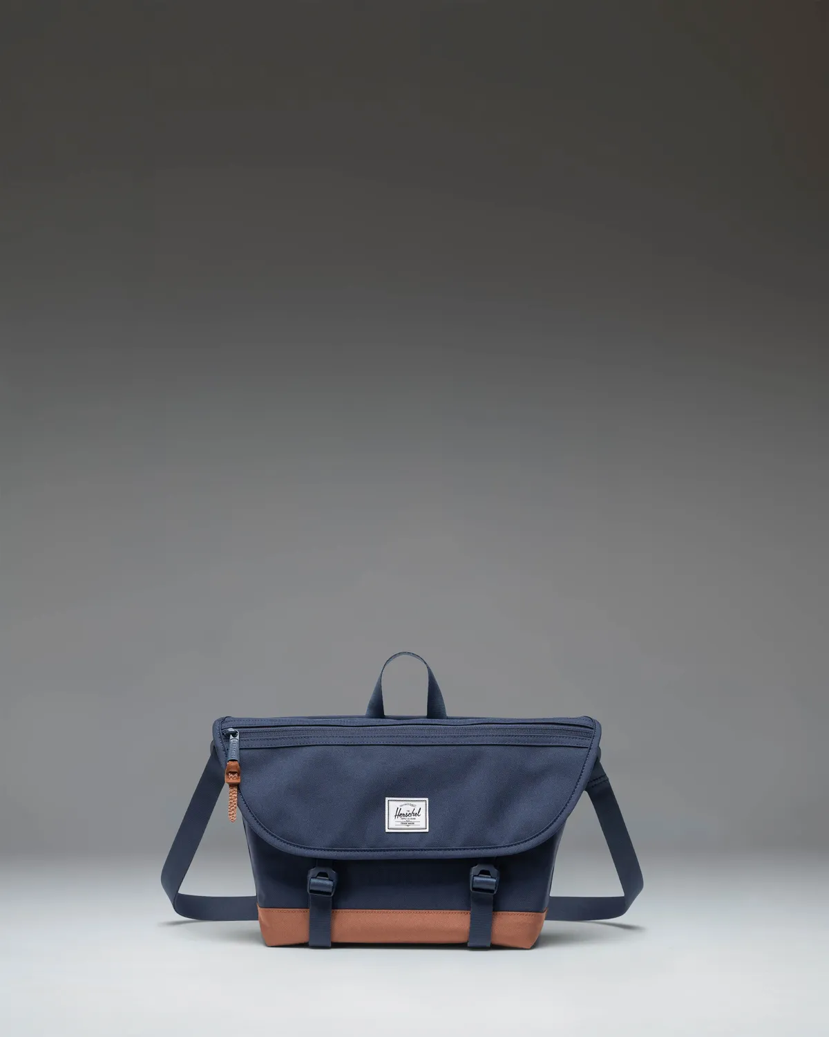 Herschel Cove Messenger Small schoudertas raven crosshatch